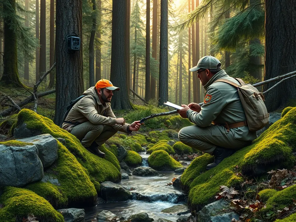 A controlled environment showing the humane management of nuisance species, reflecting the organization's commitment to responsible ecological practices.